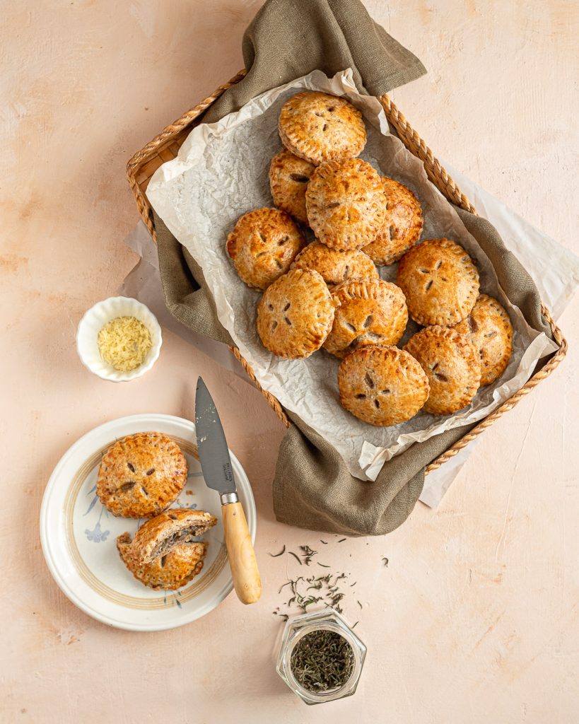 Savory Mushroom Hand Pies with a Cheddar Crust Whiskfully So