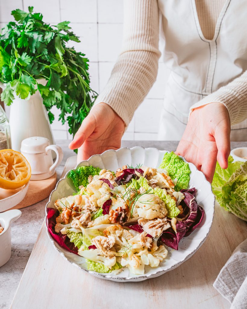 Styling and photography a salad