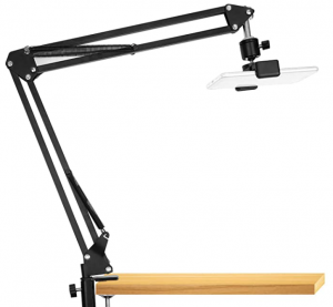 overhead table attachment for filming baking/cooking videos