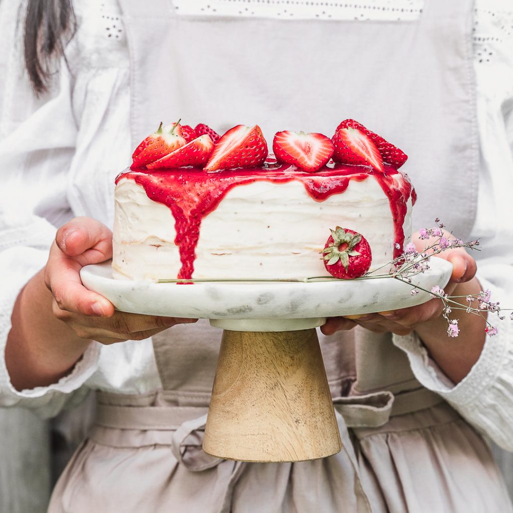 Strawberry Cream Crepe Cake | Recipe | Sweet crepes, Crepe cake, Strawberry  desserts