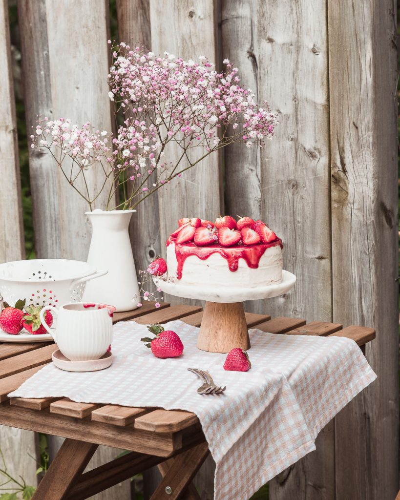 Strawberry Crepe Cake-17