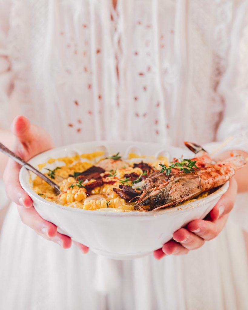 Creamy Cajun Shrimp Corn Chowder