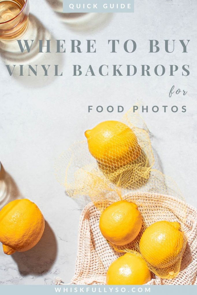 A Guide to Buying Vinyl Food Photography Backdrops - Whiskfully So